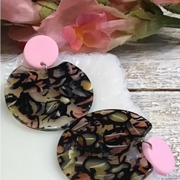 Acetate Earrings - Picture 3 of 4